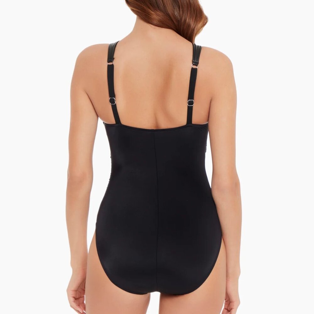 Magicsuit Daryl One Piece in Moto Chic black US 10 Style# 6014625 NEW - Picture 2 of 2